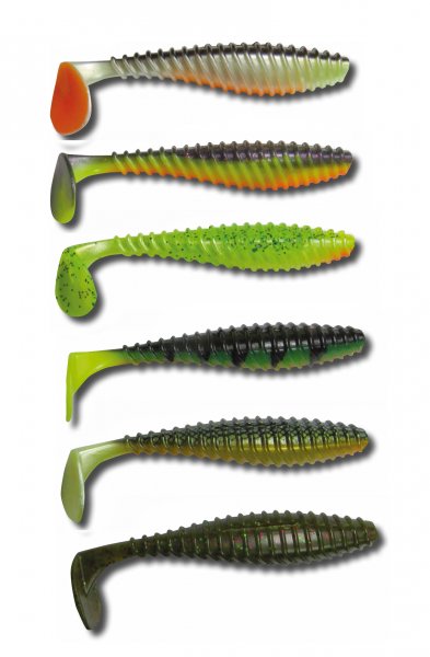 Behr Trendex Rib-Tail Gummiköder 11 cm 9 Stück