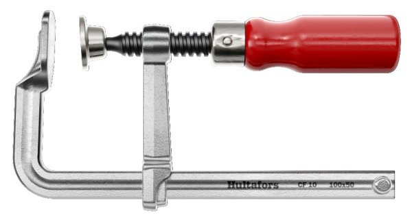 Hultafors Schraubzwinge CF geschmiedet - Spannweite 100 - 500 mm