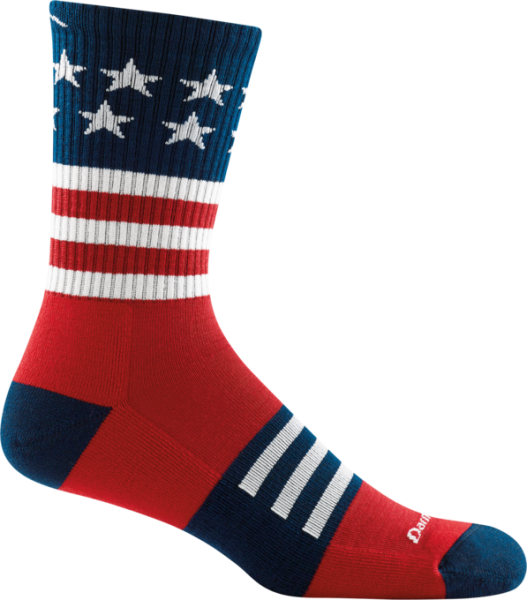 Darn Tough Captain Stripe Micro Crew Light Cushion Herrensocken