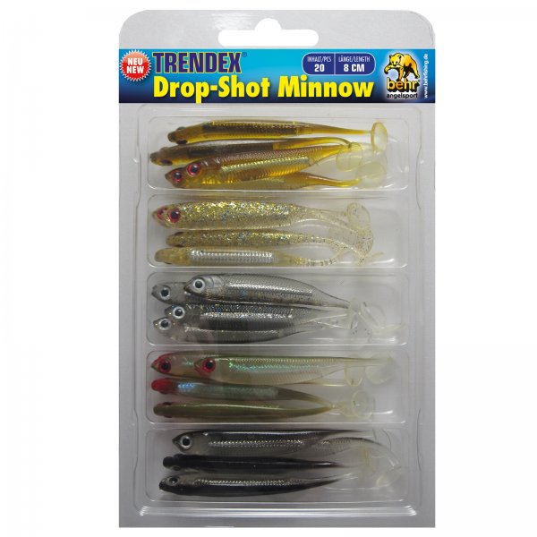 Behr Trendex Drop Shot Minnow 8 cm Set 20 Stück