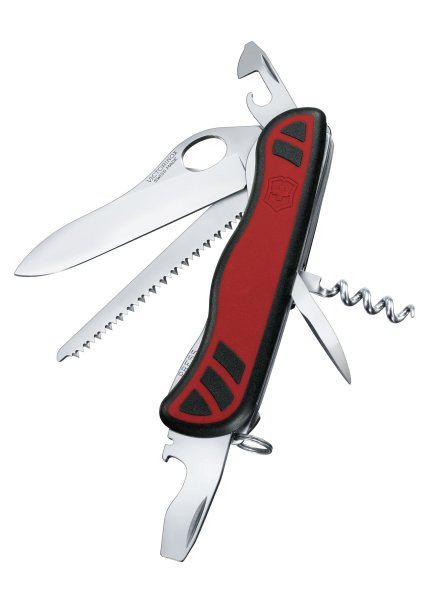 Victorinox Forester M Grip 111 mm Taschenmesser Rot-Schwarz