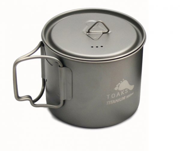 Toaks Light Titanium 550ml Pot – Ultraleichter Topf aus Titan