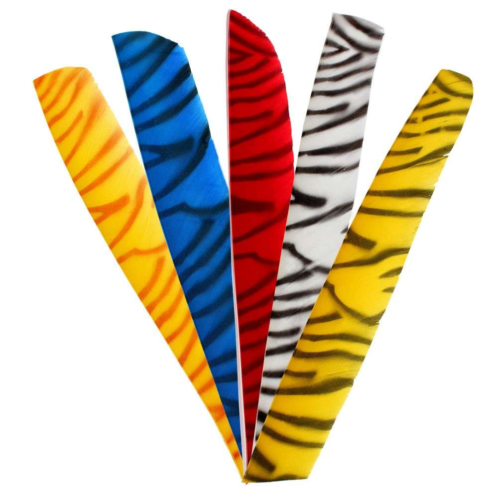 18202 Feder RW Volle Länge Zebra - Bearpaw Products