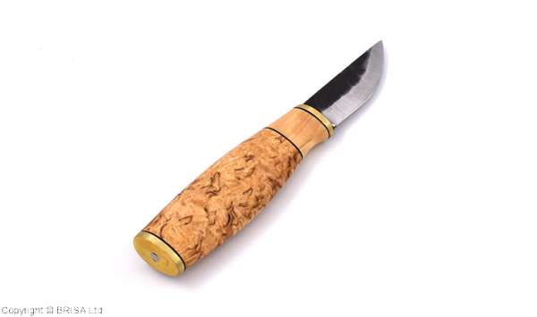 Brisa Polar Puukko 80CrV2 Stahl Scandi Schliff