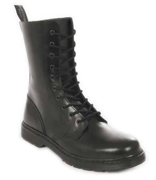 Boots & Braces 10-Loch Stiefel Easy mit schwarzer Naht