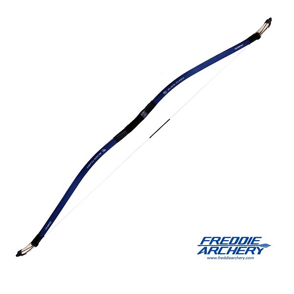 Freddie Archery Black Flash Blue koreanischer Reiterbogen 48 oder 53 Zoll 25-60 lbs
