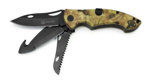 PUMA XP Trifecta 3-Klingen Schliessmesser Farbe Camo