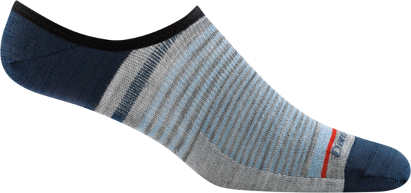 Darn Tough Topless Stripe No Show Hidden Light Herrensocken