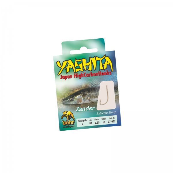 Behr YASHITA 100 japanische Zanderhaken inklusive Vorfach