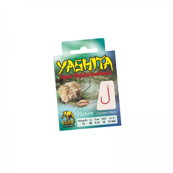 Behr YASHITA 100 japanische Feederhaken inklusive Vorfach