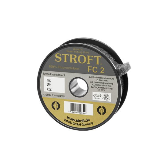 STROFT FC 2 - Monofile Angelschnur aus Fluorcarbon