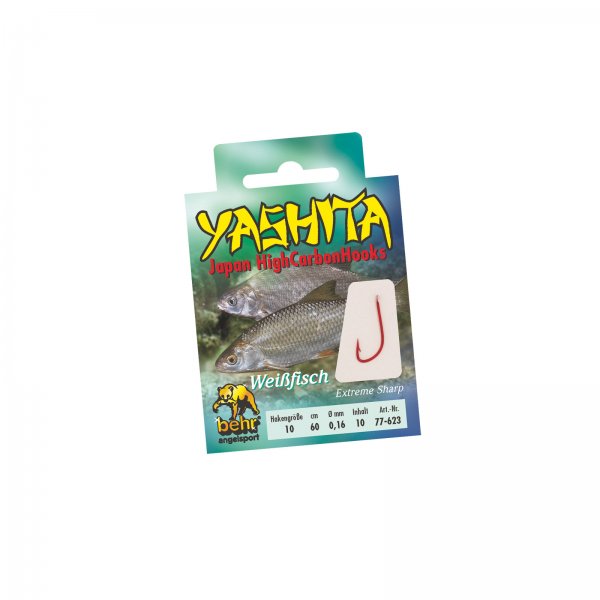 Behr YASHITA 100 japanische Weißfisch Haken inklusive Vorfach
