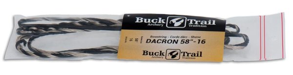 Buck Trail Recurve Sehne Dacron flämisch gespleißt aus 16 Strängen