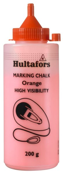 Hultafors Schlagschnurkreide neon-orange 200 Gramm