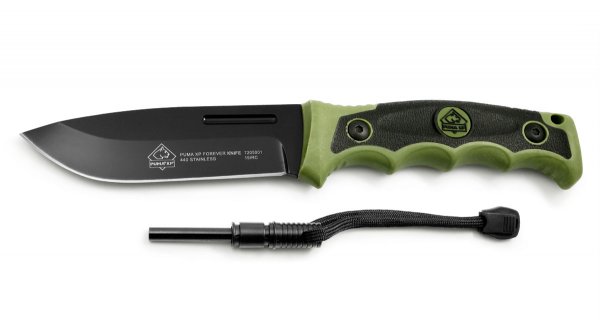 PUMA XP Forever Survival Knife Bushcraftmesser mit Feuerstahl
