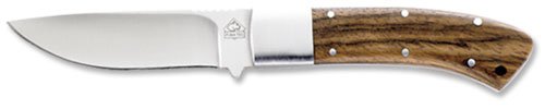 PUMA TEC Gürtelmesser mit Griff aus Zebranoholz